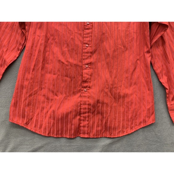 Patroncito USA Button Down Shirt Men's Size XXL Red Snap P's Cowboy Western Boss - Picture 9 of 16